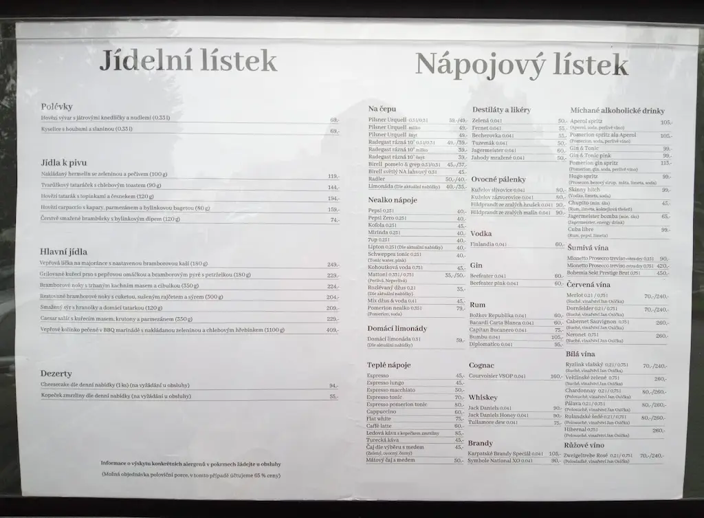 Menu_Restaurace Na Pekárně_Velké Bílovice_image_2