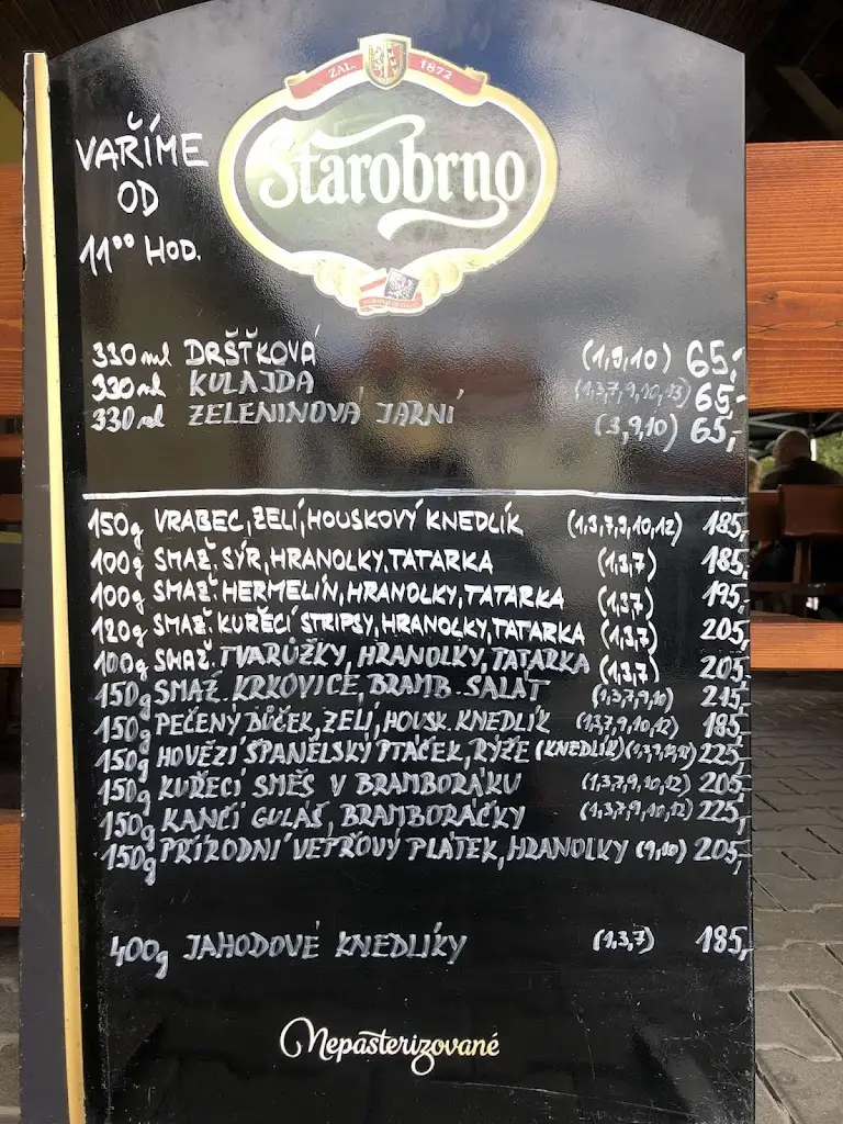 Menu_U Kocourků_Veverská Bítýška_image_1