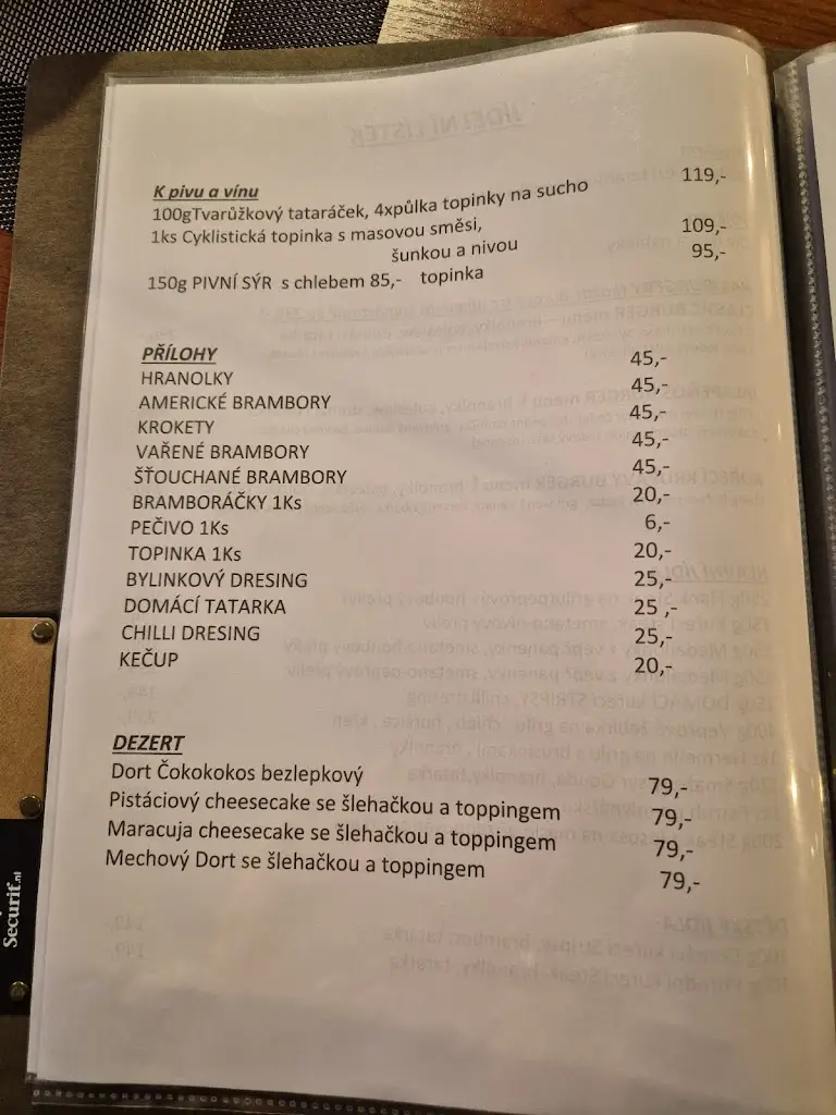 Menu_Restaurace Bowling Vracov_Vracov_image_1