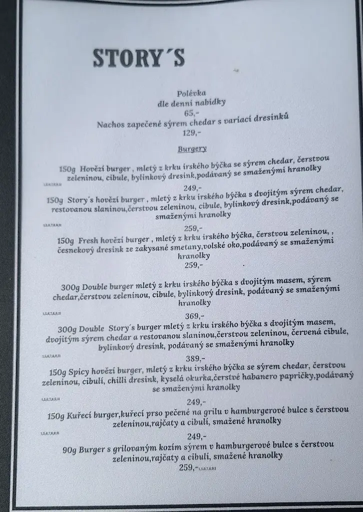 Menu_STORY'S_Veselí nad Moravou_image_2