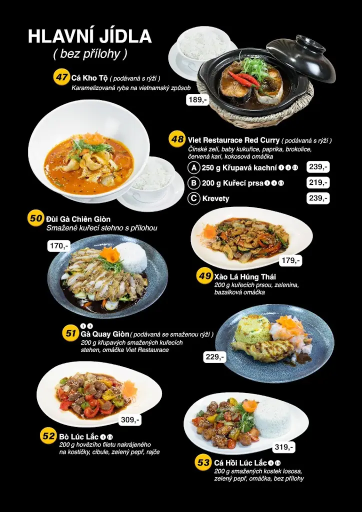 Menu_Việt restaurace,Việt Bistro a bubble tea._Veselí nad Moravou_image_2