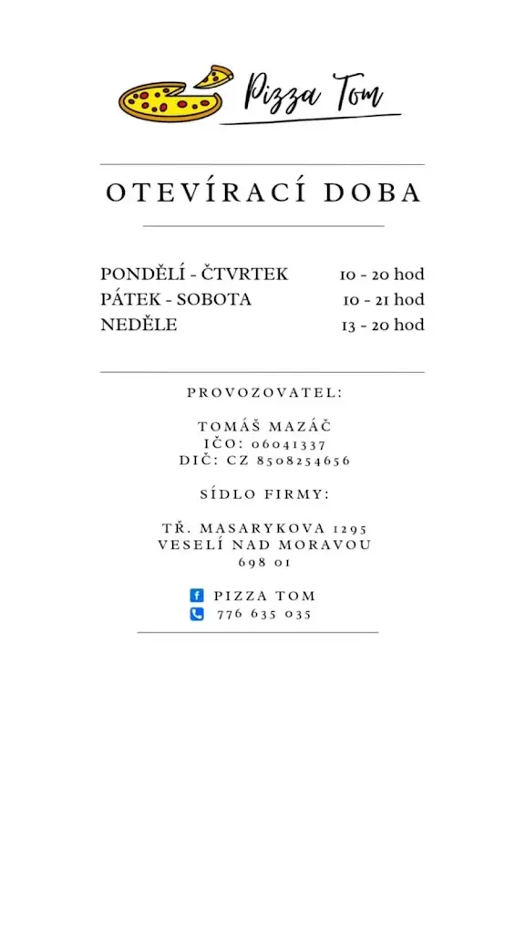 Menu_Pizza Tom_Veselí nad Moravou_image_3