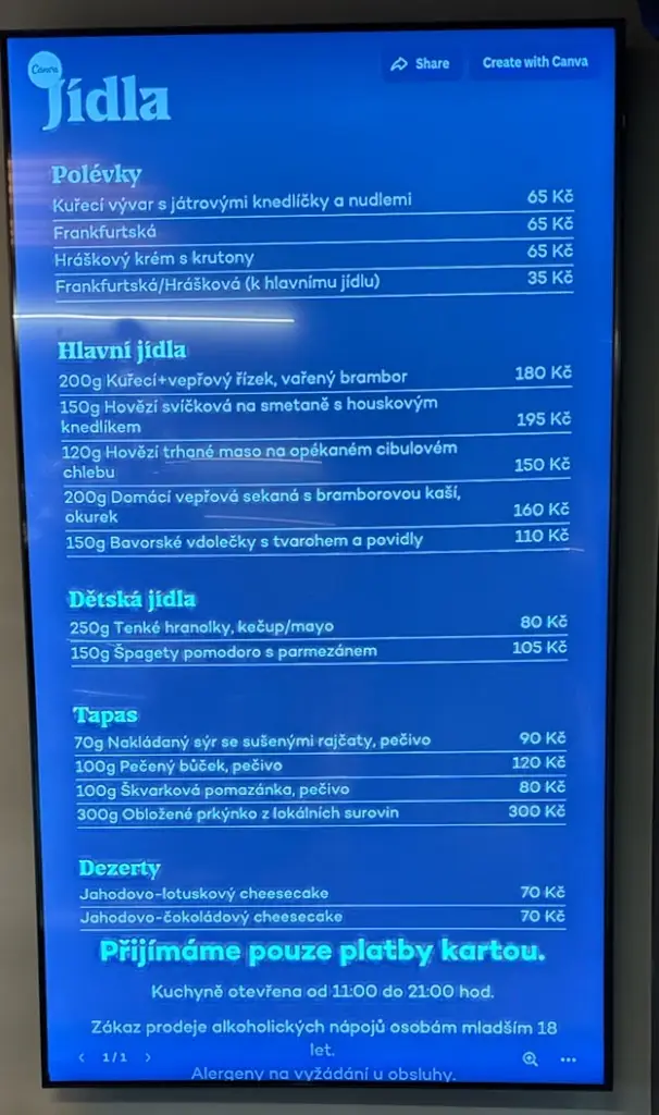 Menu_Bistro Dog in Dock_Veselí nad Moravou_image_3