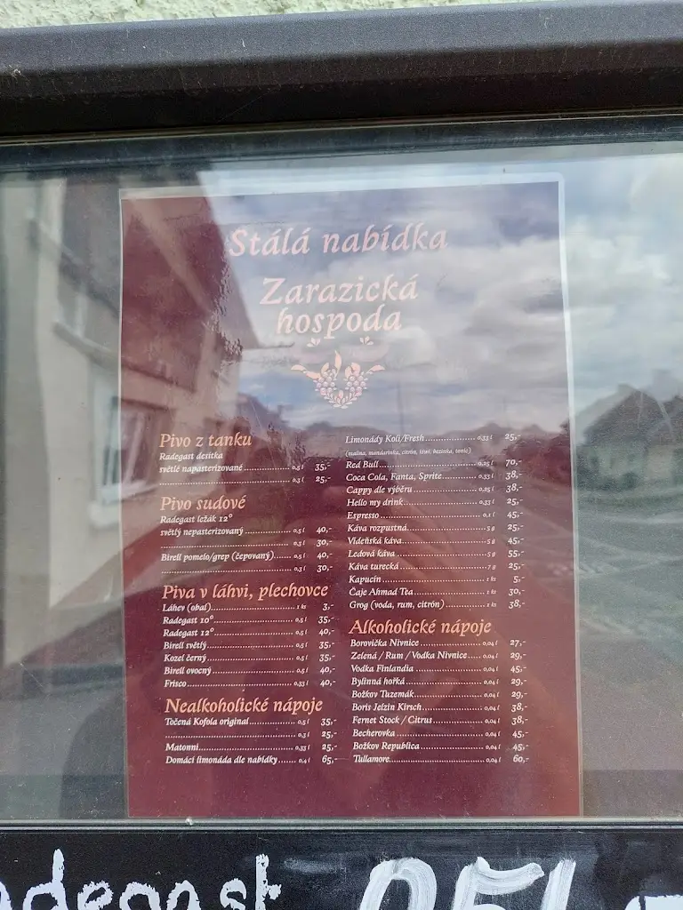 Menu_Zarazická hospoda_Veselí nad Moravou_image_2