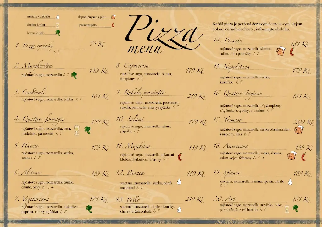 Menu_Restaurace Hotel Žabčice_Žabčice_image_1