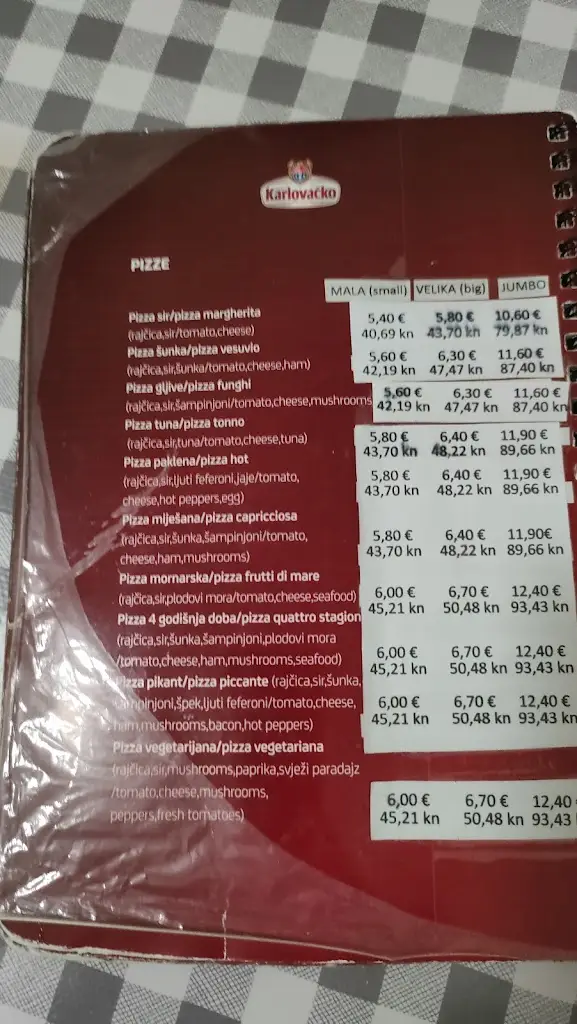 Menu_Pizzeria D-dinamo Vrbovec_Vrbovec_immagine_4