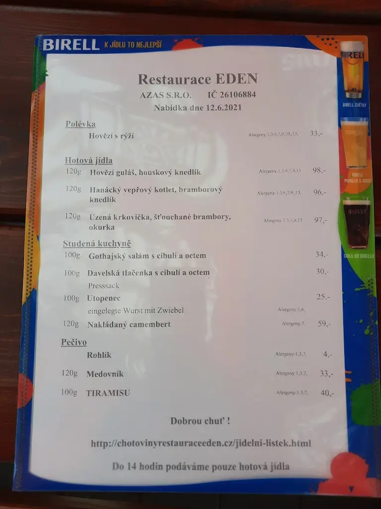 Menu_Restaurace Eden_Chotoviny_image_2