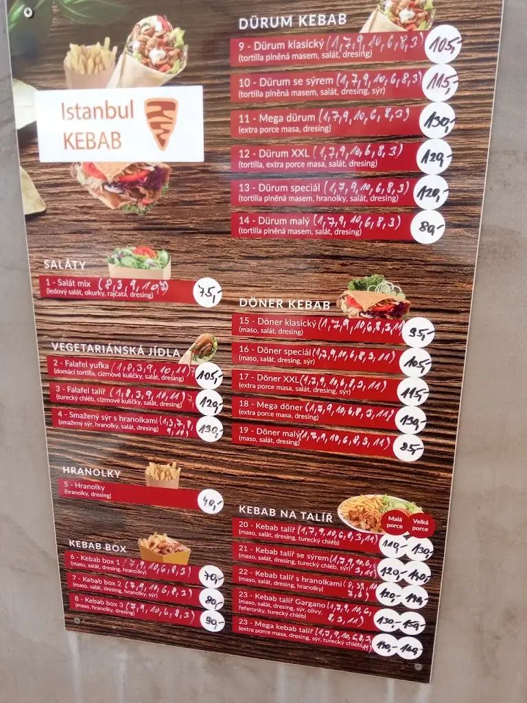 Menu_Istanbul Kebab Zaječí_Zaječí_image_1