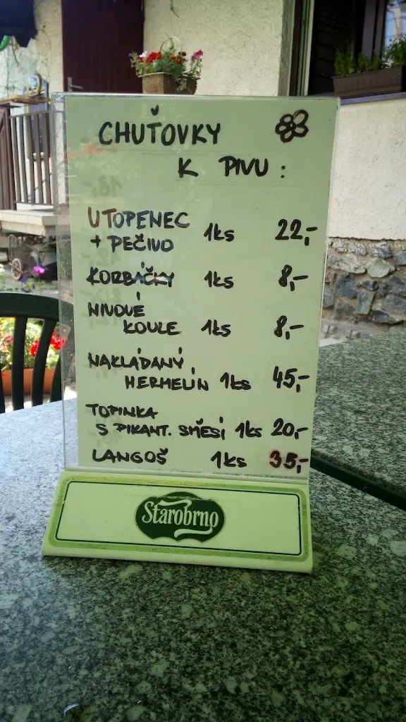 Menu_Pivnice U Jarmilky_Želešice_image_1