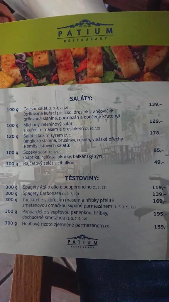 Menu_Patium Zbraslav_Zbraslav_image_1