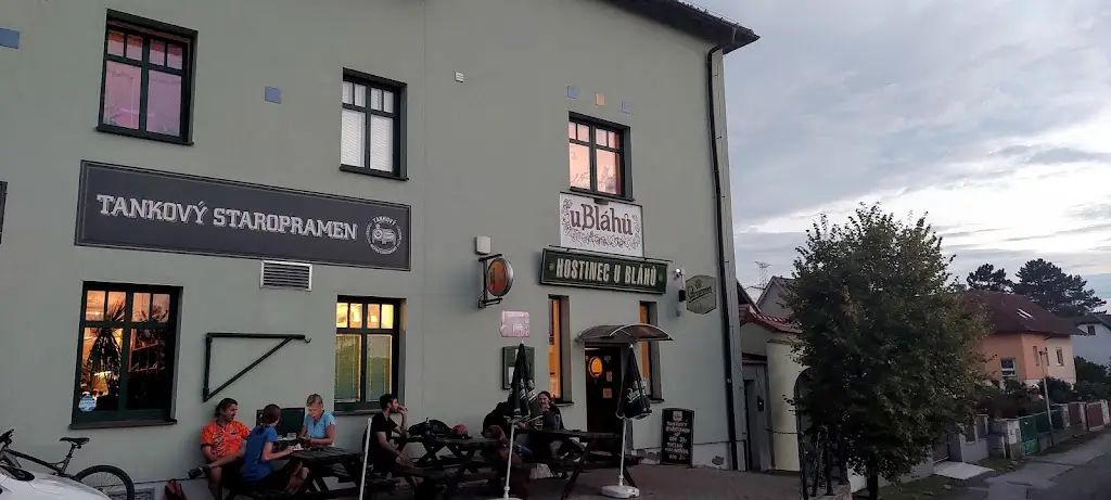 Tankový Staropramen restaurant in Zbraslav