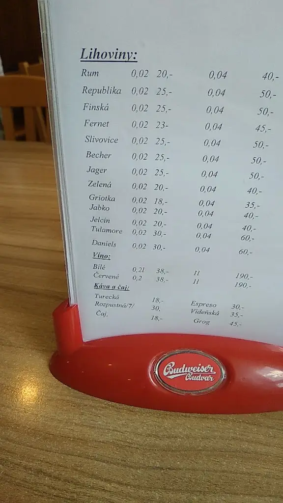 Menu_Nově otevřená Restaurace Na Radnici, Chýnov_Chýnov_image_2