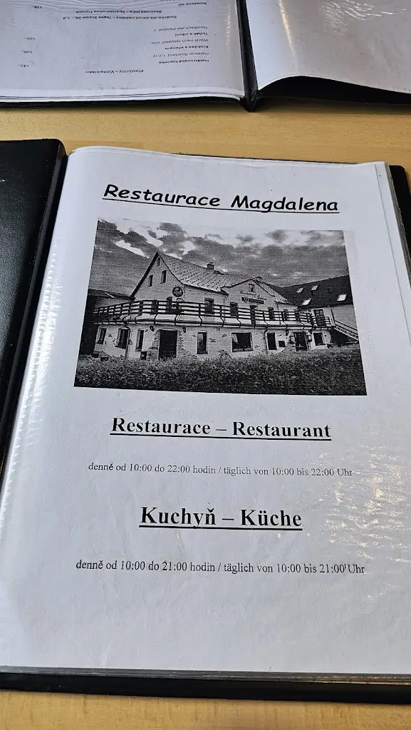 Menu_Restaurace -Pension Magdalena_Aš_image_1