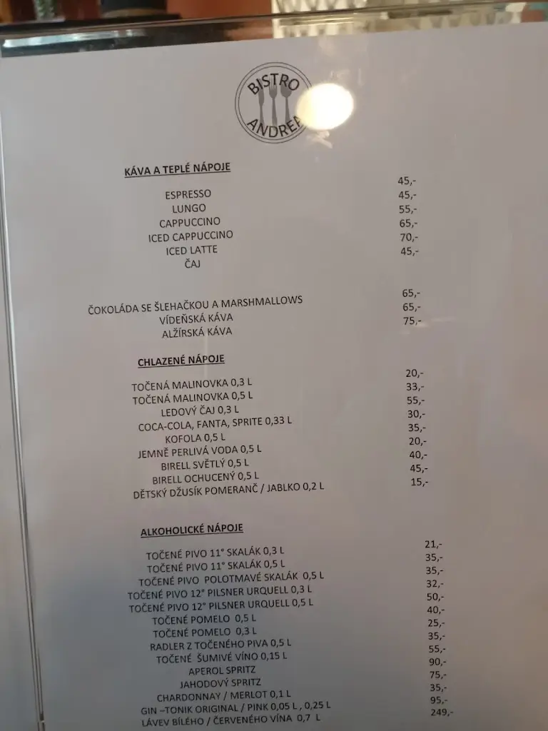 Menu_Fastfood Andrea - Abertamy_Abertamy_image_1