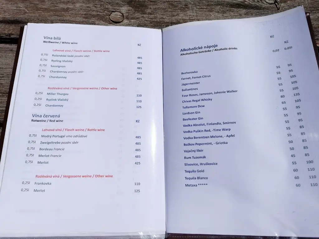 Menu_Penzion, Restaurace Anton_Abertamy_immagine_3