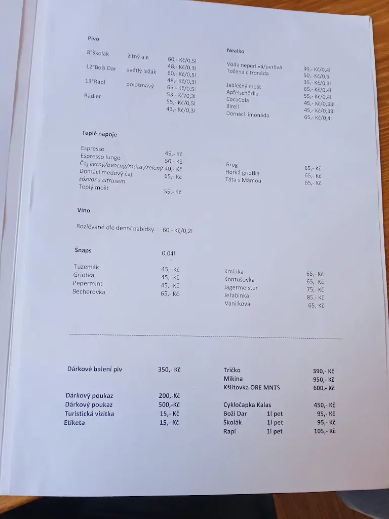 Menu_Ryzovna Microbrewery_Abertamy_image_3