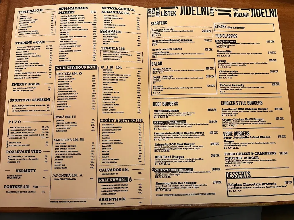 Menu_Špunt & Knoflík Company_Bochov_image_1