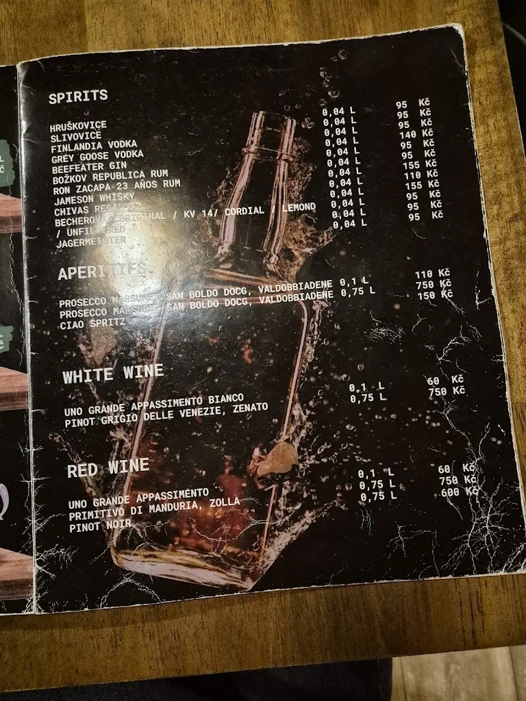 Menu_Goethe's Beer House - Goethova Pivnice_Bochov_image_1