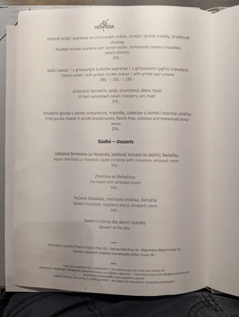 Menu_Restaurace La Hospoda Karlovy Vary_Bochov_image_2