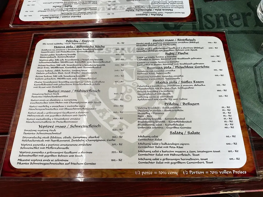 Menu_Restaurace U Krále Jiřího_Cheb_image_1