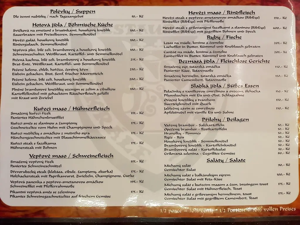 Menu_Restaurace U Krále Jiřího_Cheb_image_3
