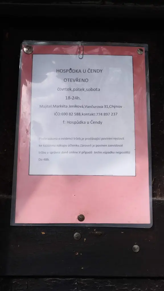 Hospůdka U Čendy_Chýnov_slider_image_3