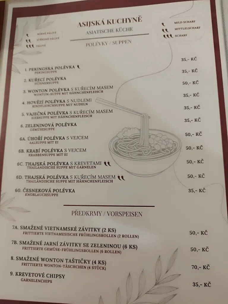 Menu_Euro-Asia restaurant, Cheb_Cheb_image_3