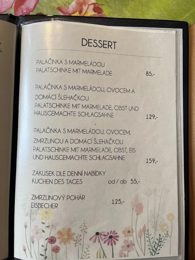 Menu_Hostinec pod Hradem_Cheb_image_1
