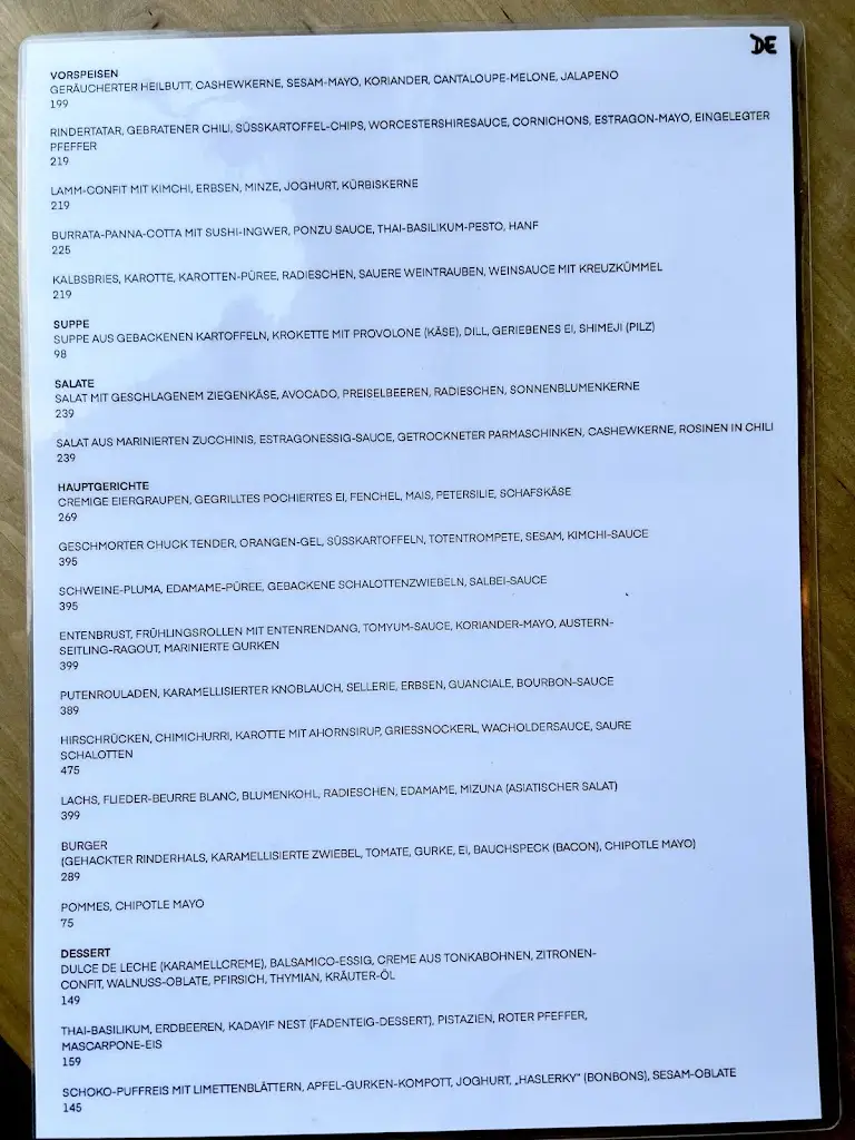 Menu_Botanik bistro_Cheb_immagine_4