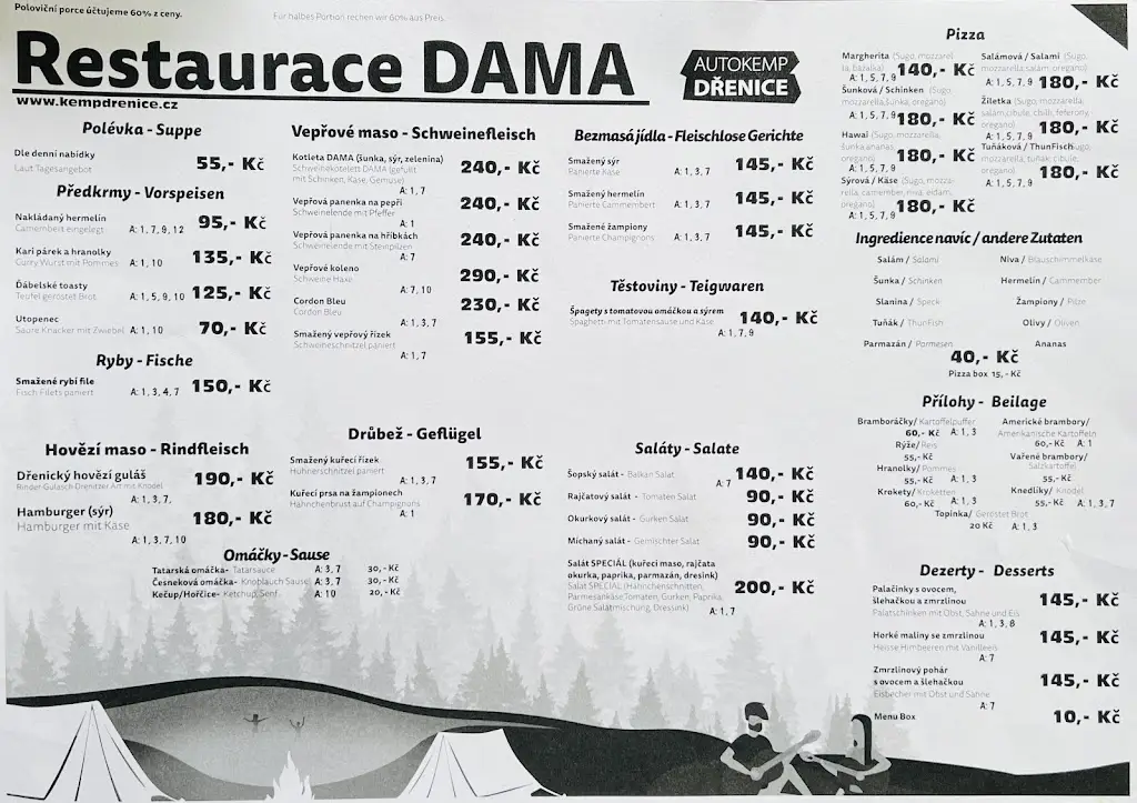 Menu_Restaurant Dama_Cheb_image_1