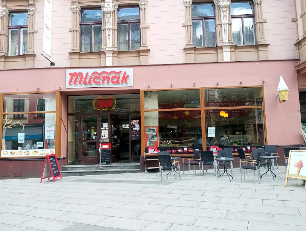 Mlíčňák restaurant in Cheb