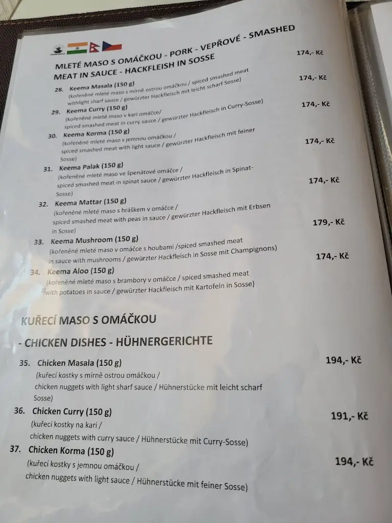 Menu_MANAKAMANA Indická, Nepálská restaurace Cheb_Cheb_image_3