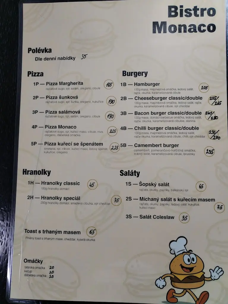 Menu_Bistro Monaco_Cheb_image_1