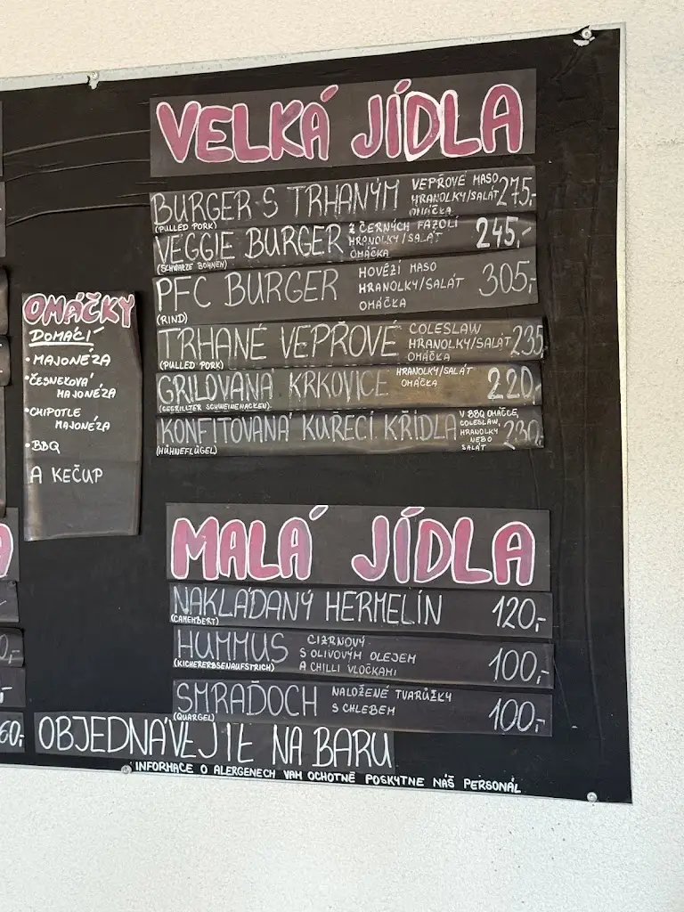 Menu_Grill & Bar Pod Falcí_Cheb_image_1