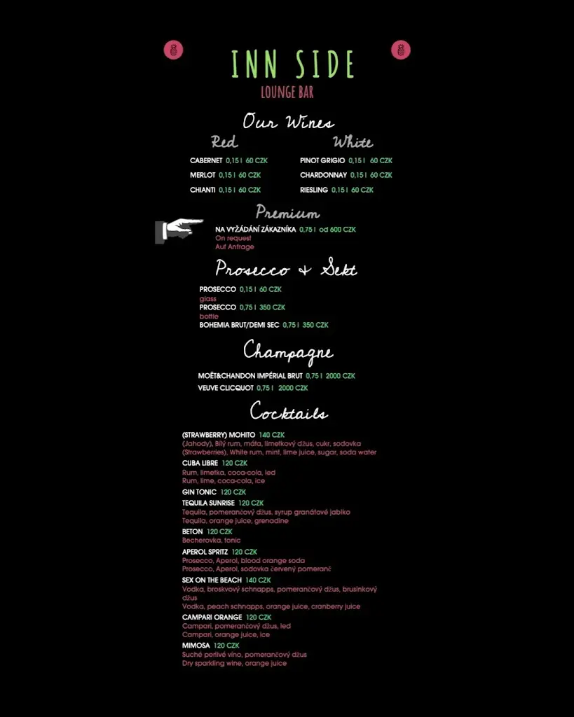 Menu_Restaurant & Bistro INN SIDE_Dalovice_immagine_1