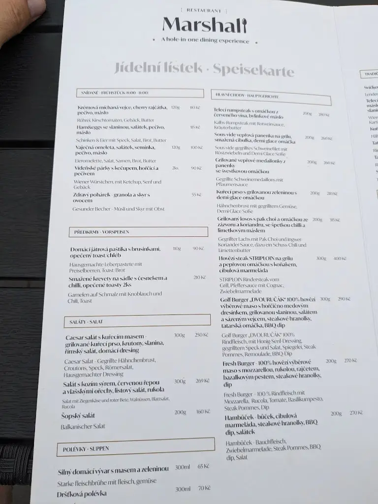 Menu_Restaurant Marshall_Dolní Rychnov_image_1