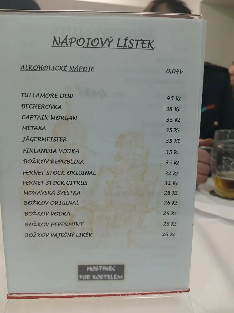 Menu_Hostinec Pod kostelem_Dolní Žandov_image_2