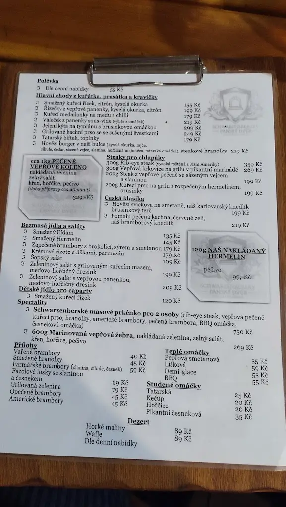 Menu_Panský dvůr_Čimelice_immagine_2