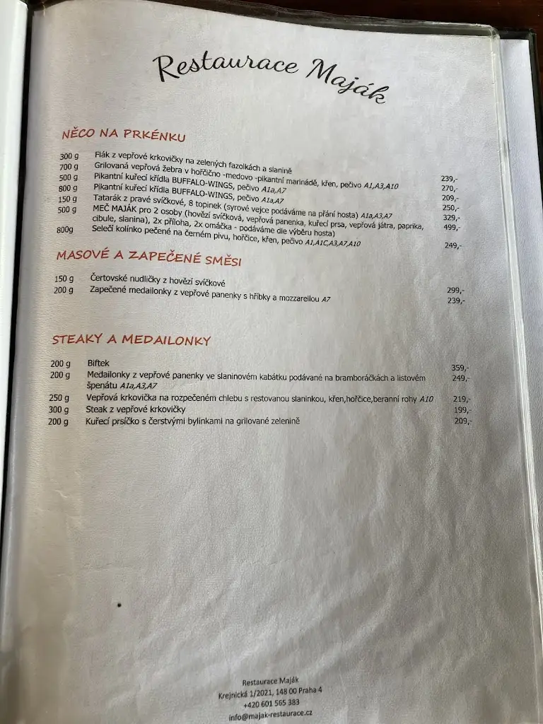 Menu_Restaurace Maják_Chodov_image_2
