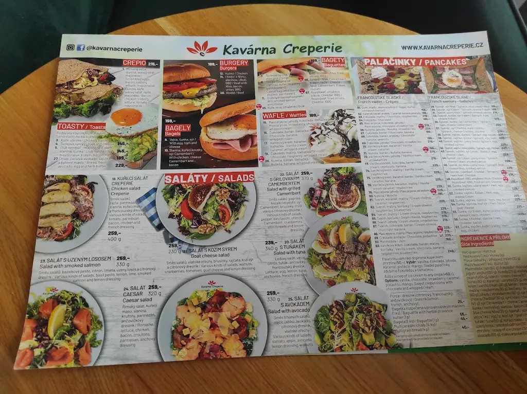 Menu_Kavárna Creperié_Chodov_image_1