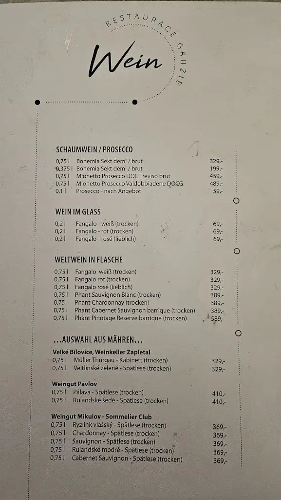 Menu_Gruzie Pilsner Restaurant_Františkovy Lázně_image_2