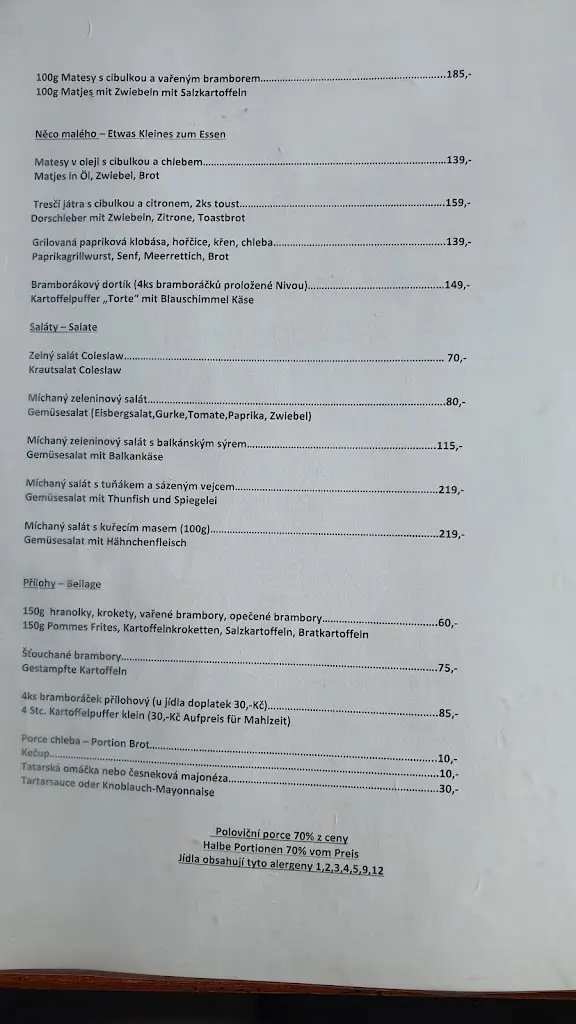 Menu_Little Hut By the Water_Františkovy Lázně_image_2