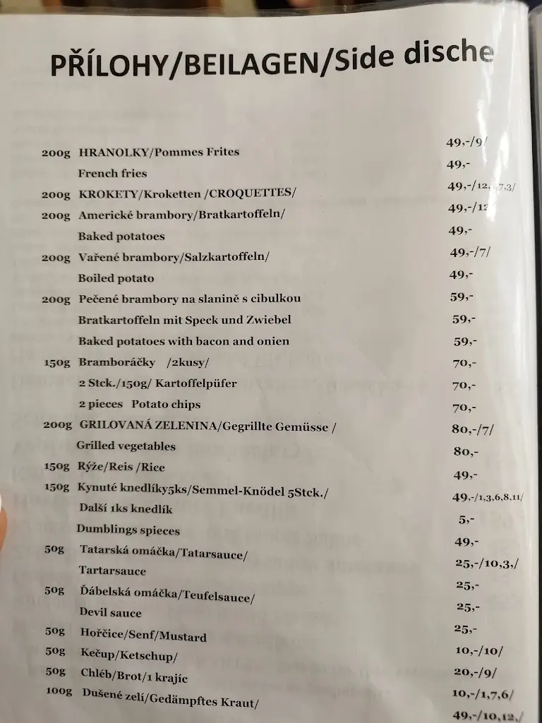 Menu_Restaurace u Modrého Slona_Františkovy Lázně_image_1