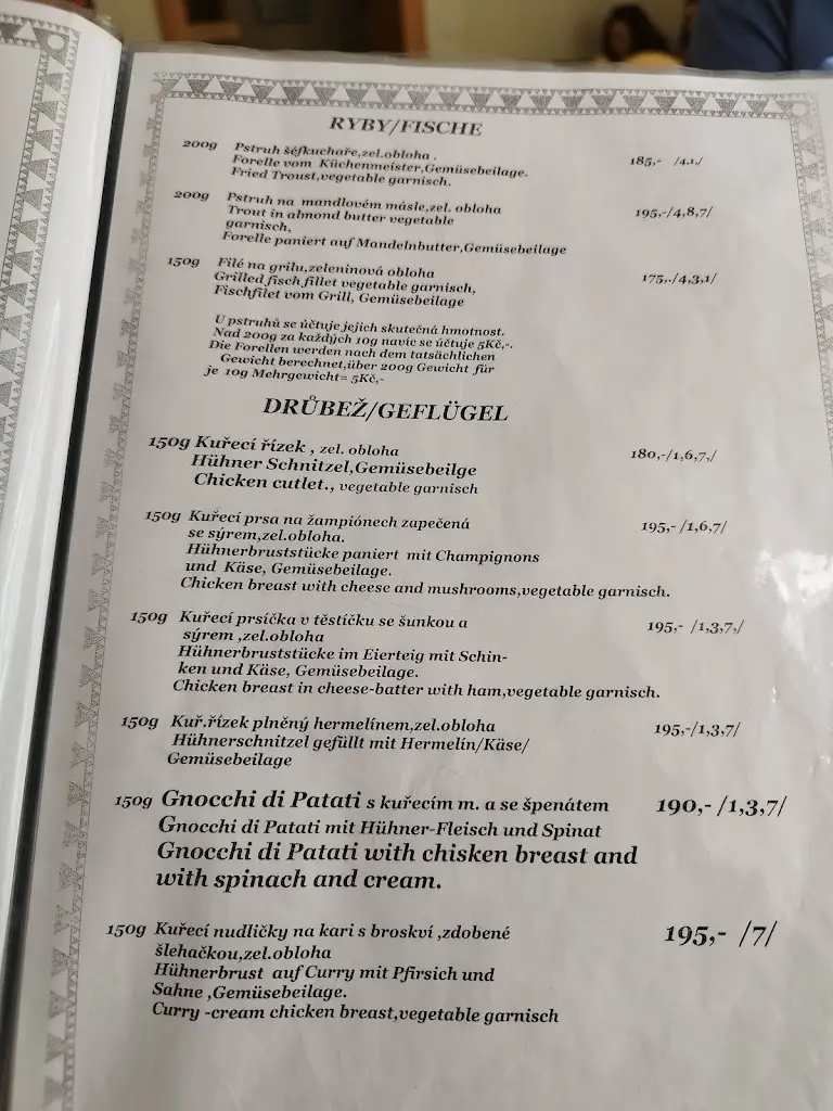 Menu_Restaurace u Modrého Slona_Františkovy Lázně_image_2