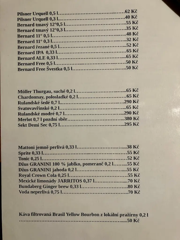 Menu_Cowboy Billy’s Saloon, Burger & Grill_Františkovy Lázně_immagine_1