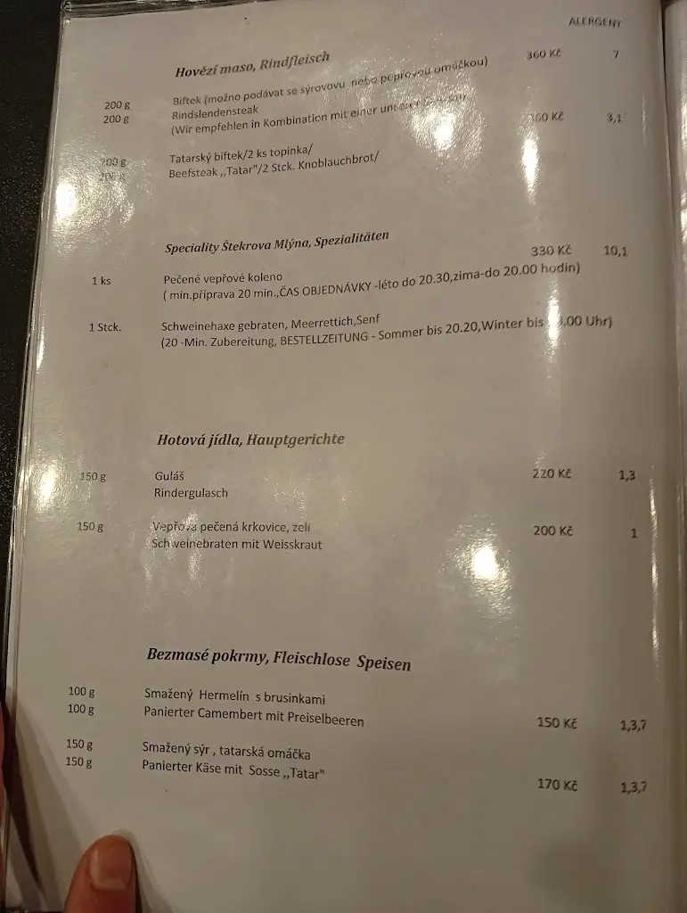 Menu_Penzion Štekrův Mlýn_Františkovy Lázně_image_2