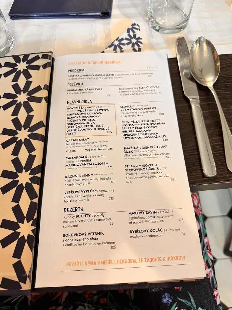 Menu_Zájezdní hostinec U Jiskrů_Čimelice_image_2