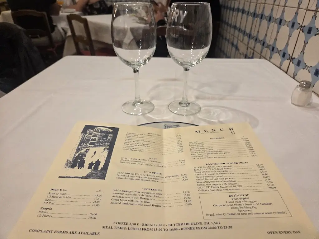 Menu_Sobrino de Botín_Klášter_image_2