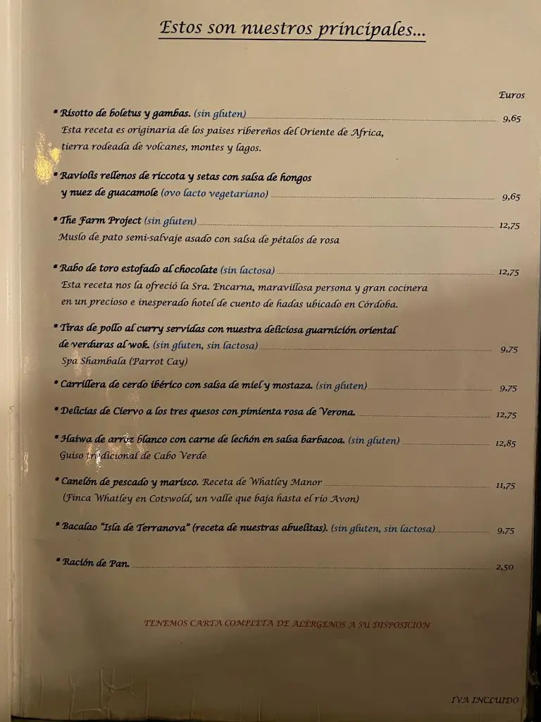 Menu_El Jardín Secreto Madrid_Klášter_image_3