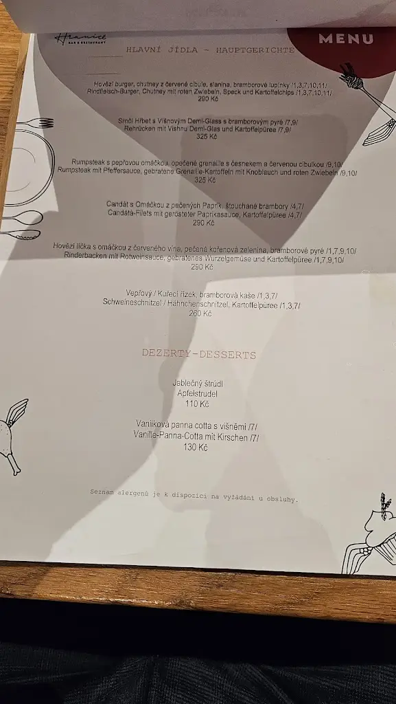 Menu_Restaurant Hranice_Hranice_image_2